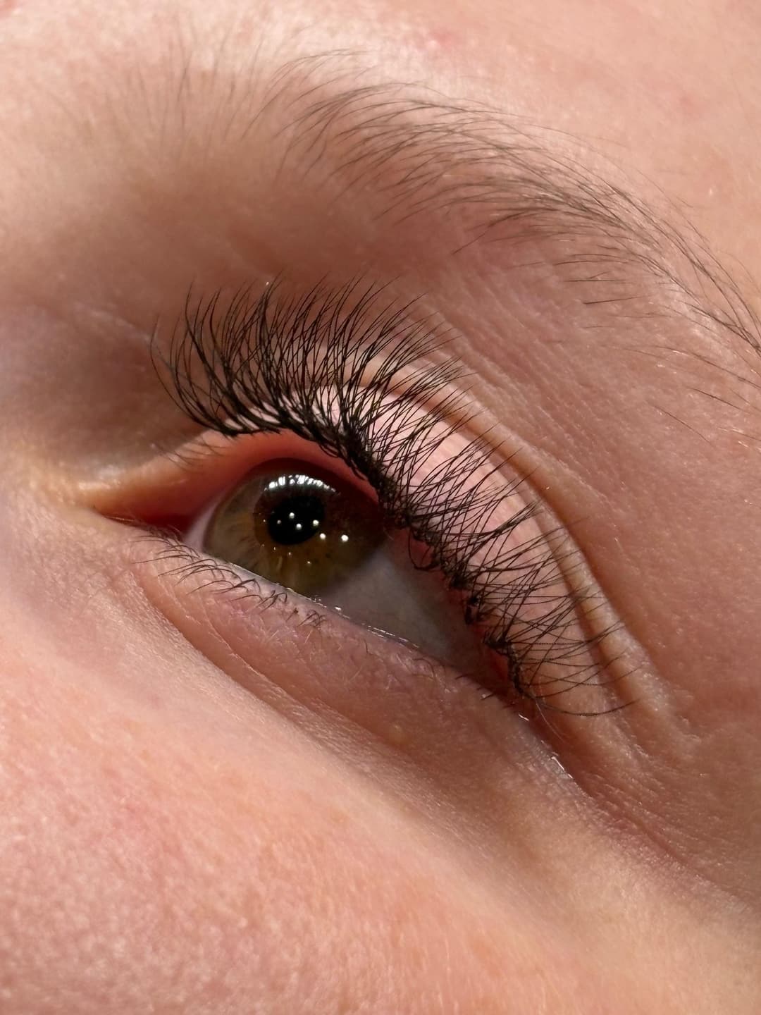 Lash lift close-up, Simplice Beauty Lounge, Ras Al Khaimah