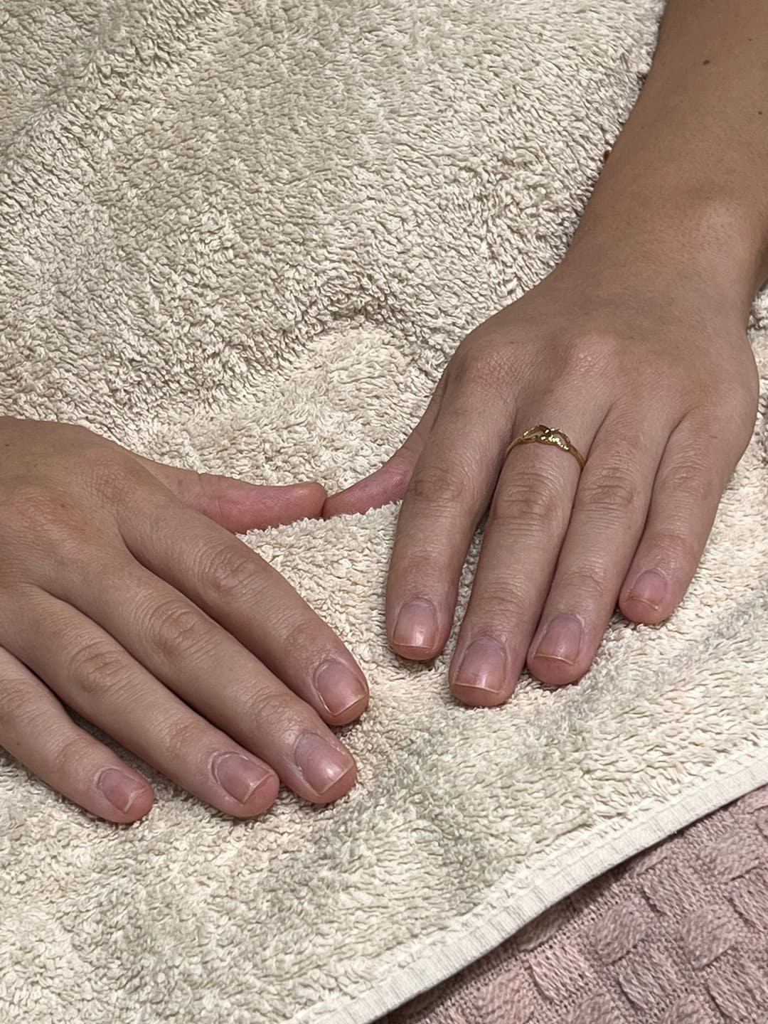Japanese manicure on natural nails, Simplice Beauty Lounge, Ras Al Khaimah