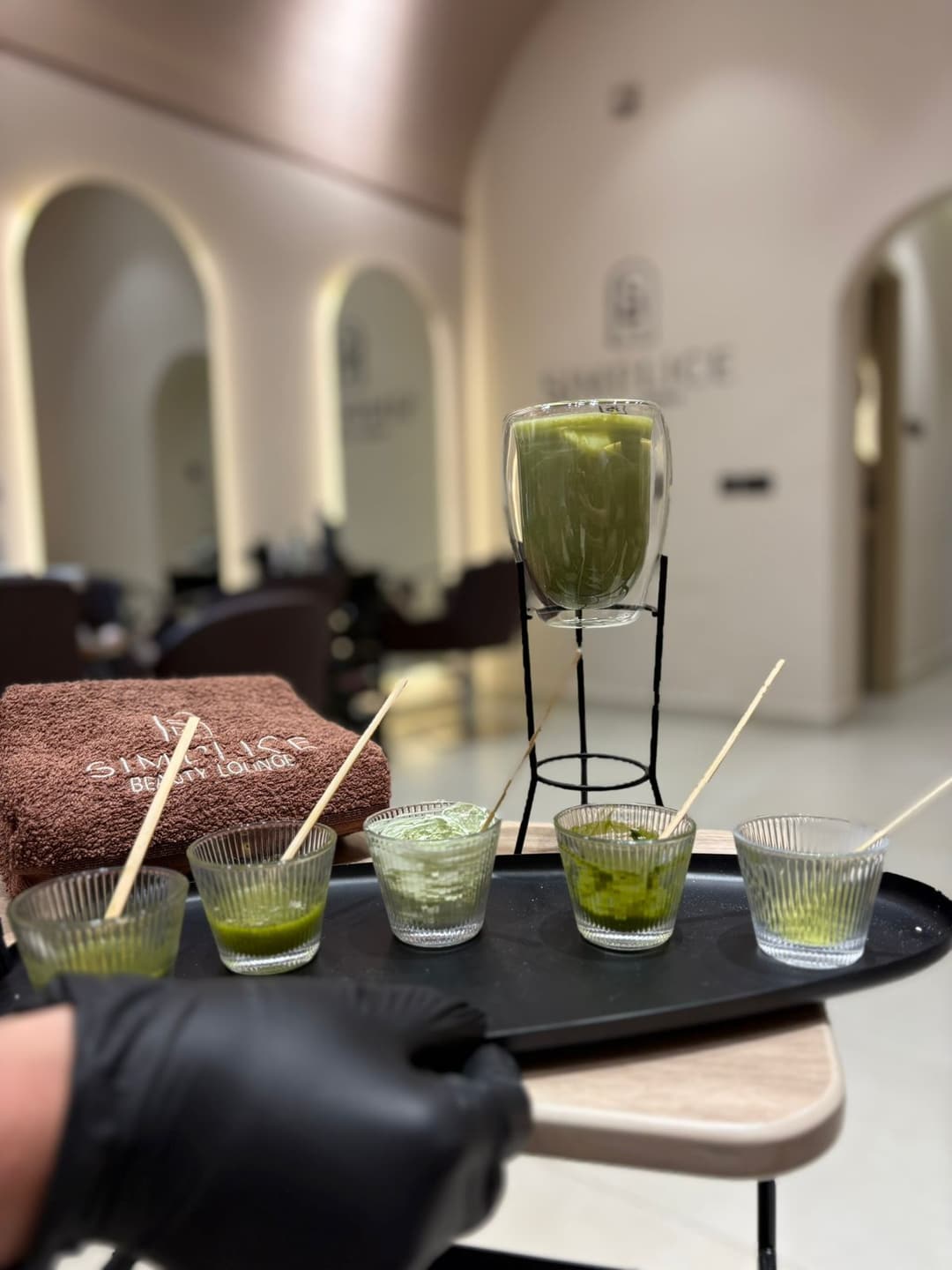 Matcha pedicure ritual, Simplice Beauty Lounge, Ras Al Khaimah